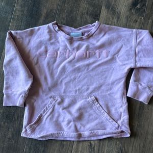 Carhartt Putple 3T sweatshirt with kangaroo pouch